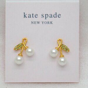 Kate Spade New York Pearl Cherry Stud Earrings